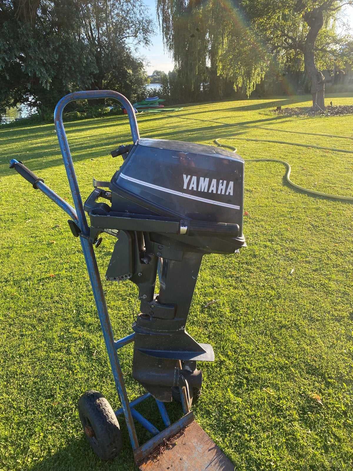 Yamaha 8 pk buitenboordmotor met console, Ophalen, Gebruikt, Benzinemotor