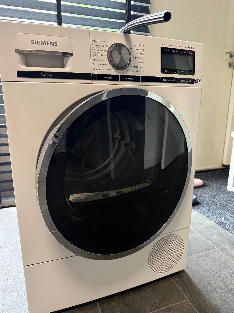Siemens iQ800 Warmtepompdroger 9 kg Home Connect, Witgoed en Apparatuur, Ophalen, Gebruikt, 8 tot 10 kg, Energieklasse A of zuiniger