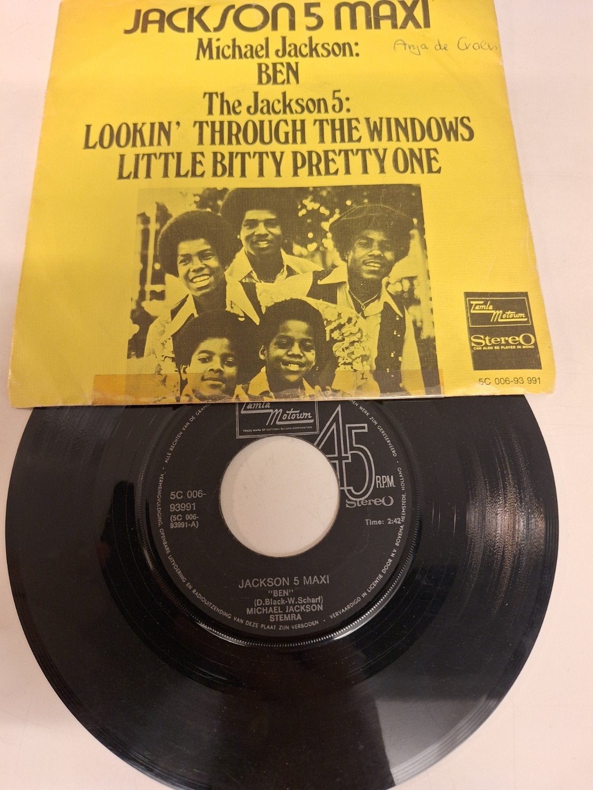 JACKSON 5 - Maxi Single, 60's., Fotohoes, Verzenden, 1960 - 1969, 7 inch