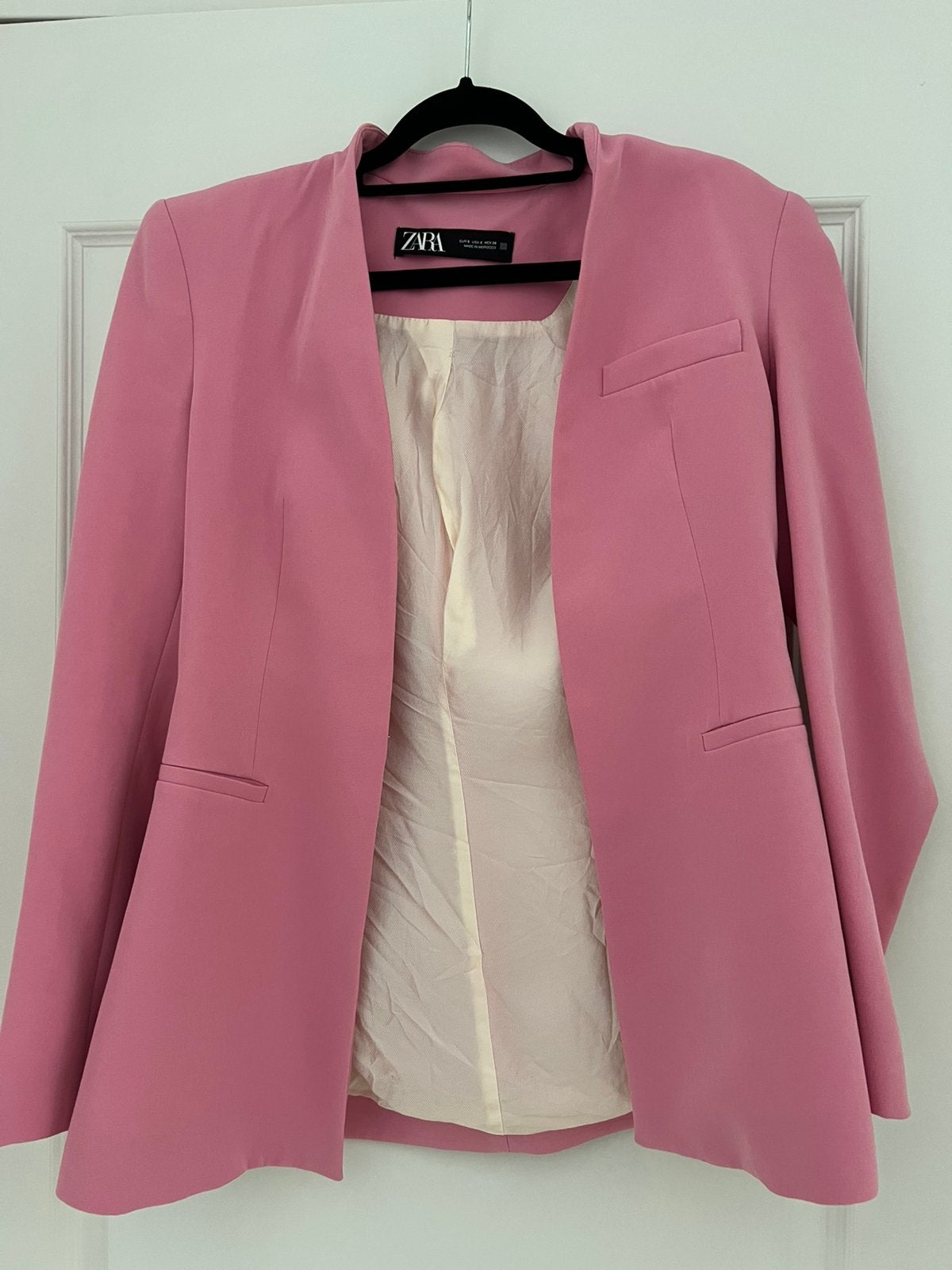 Roze blazer maat S zara, Kleding | Dames, Ophalen of Verzenden, Zo goed als nieuw, Roze