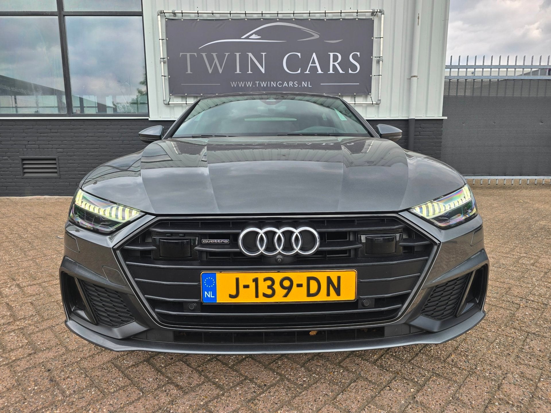 Audi A7 Sportback 55 TFSI quattro S-Line Pano Leder 360 B&O, Auto's, Gebruikt, 2995 cc, 2000 kg, Bedrijf