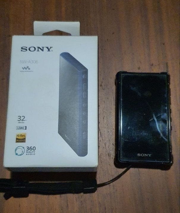 Sony NW-A306 Walkman blauw + 2TB SanDisk Extreme, Verzenden, Gebruikt, Sony, 40 GB en meer