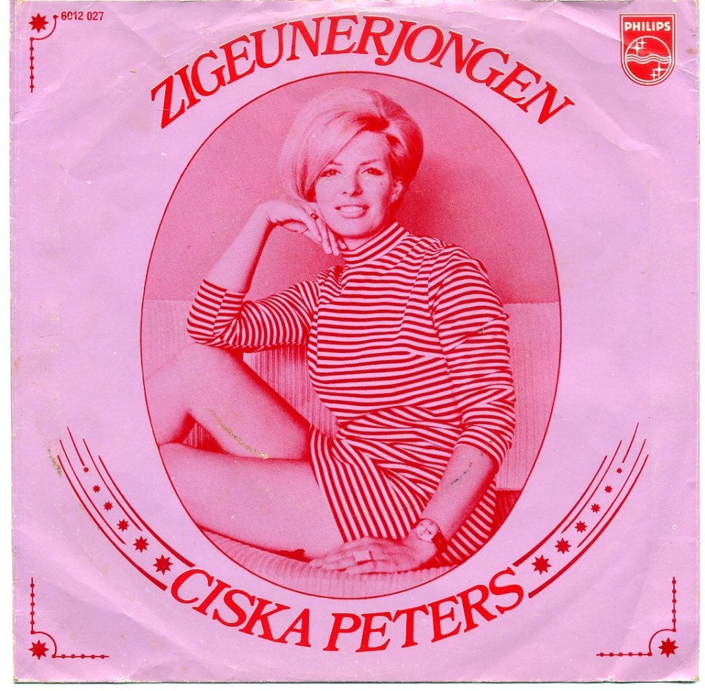 Ciska Peters – De Meiden Van De Kermis / Zigeunerjongen, Fotohoes, 7 inch, Ophalen of Verzenden, Zo goed als nieuw