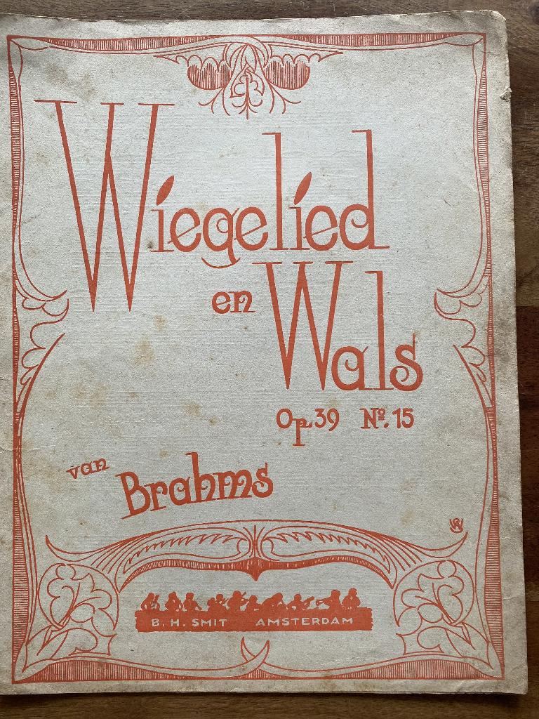 Wiegelied en Wals Op.39 No.15 Brahms, Zang, Gebruikt, Klassiek, Ophalen of Verzenden