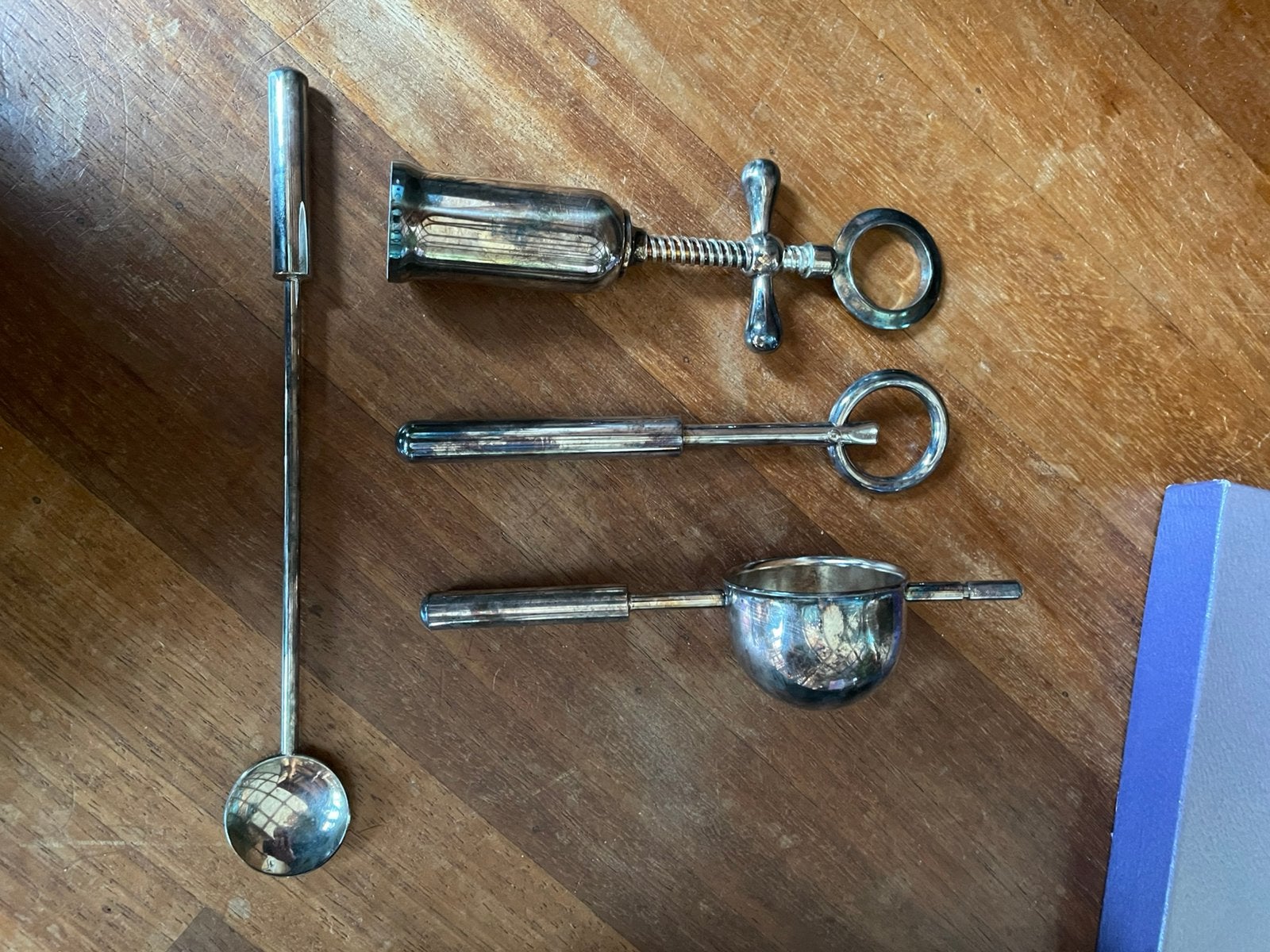 Zwaar gerzilverde wijn set, Antiek en Kunst, Ophalen of Verzenden