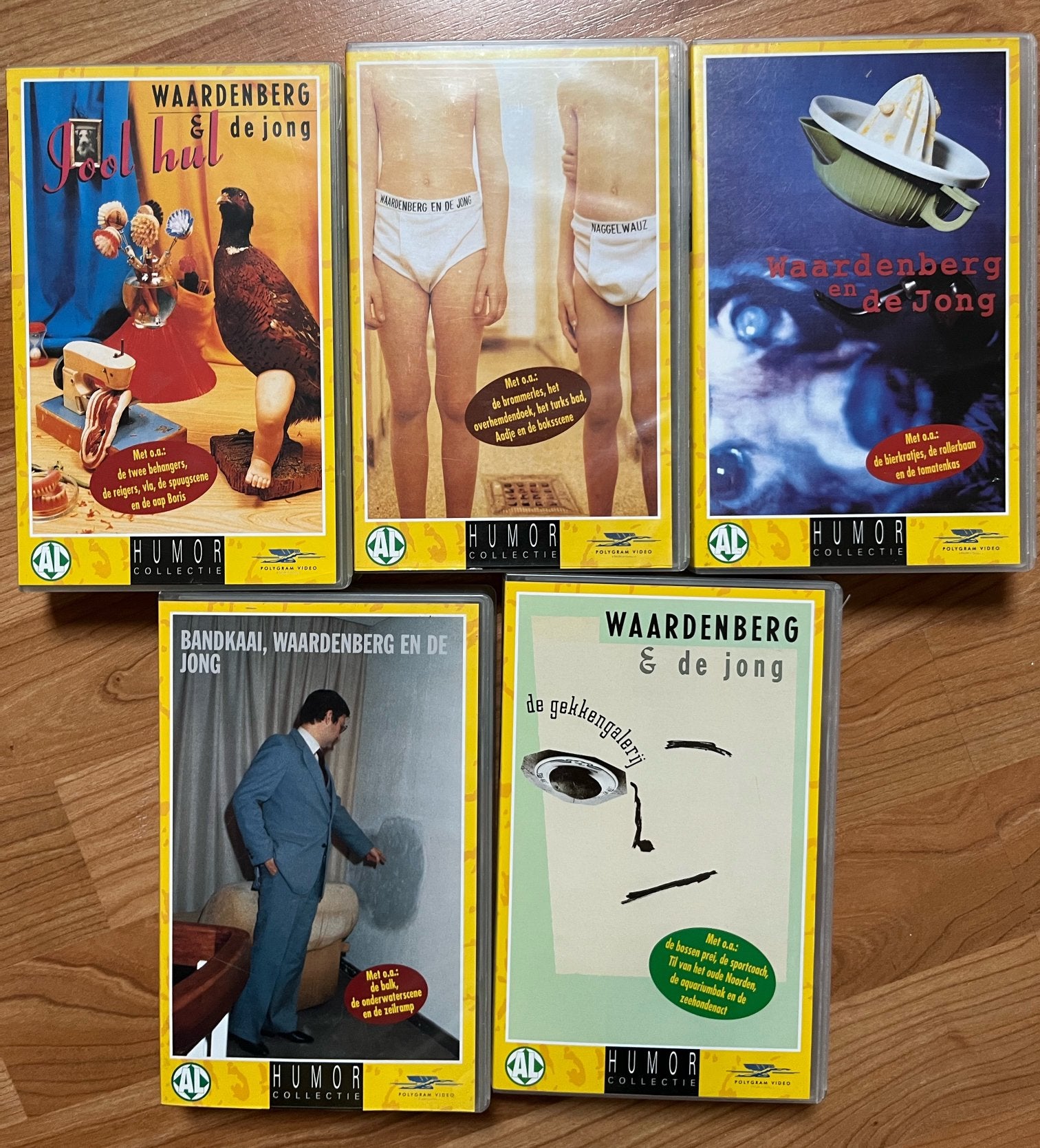 Asterix videobanden en Harry Jekkers, Ophalen of Verzenden, Zo goed als nieuw, Plaatje