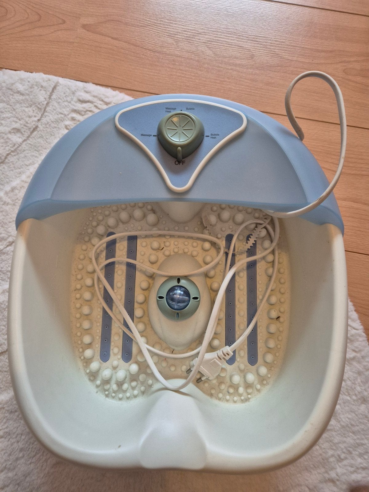 Voetenbad met massage- en bubbelfunctie - Zo goed als nieuw, Witgoed en Apparatuur, Ophalen of Verzenden, Zo goed als nieuw, Hand- en Voetverzorging