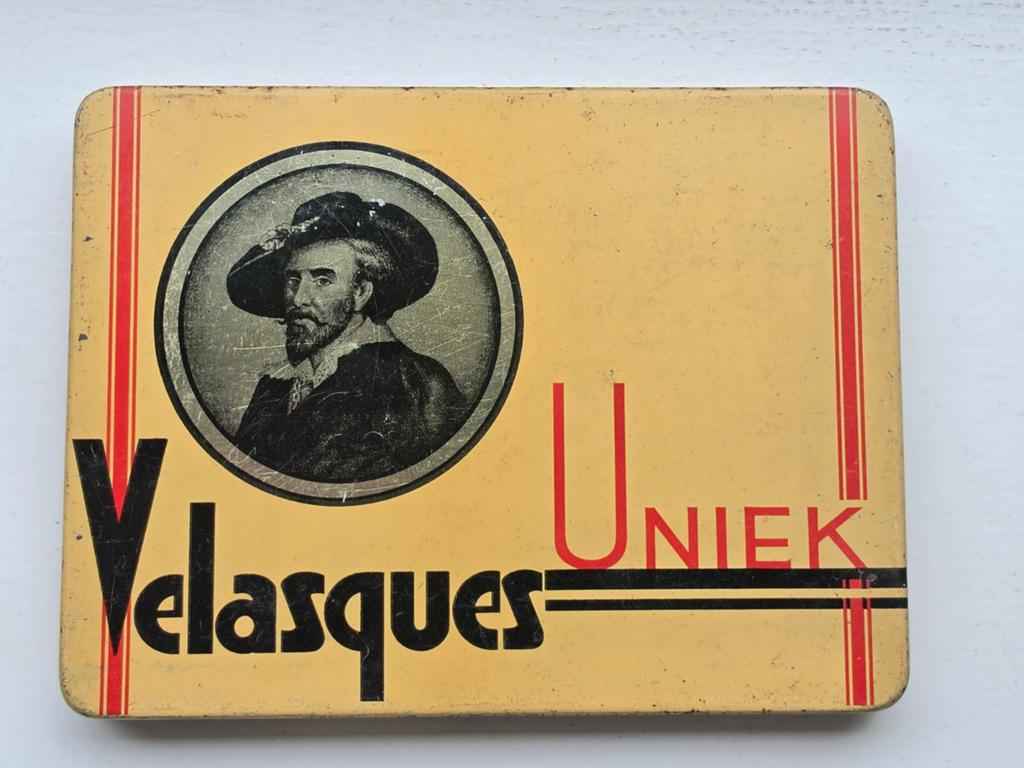 Velasques Uniek sigaren blik te Meerveldhoven, Ophalen of Verzenden, Gebruikt, Overige onderwerpen