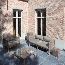 landelijke tuintegels Vietnamese Hardsteen 40x40 cm, Tuin en Terras, Tegels en Klinkers, Ophalen of Verzenden, Nieuw, Natuursteen