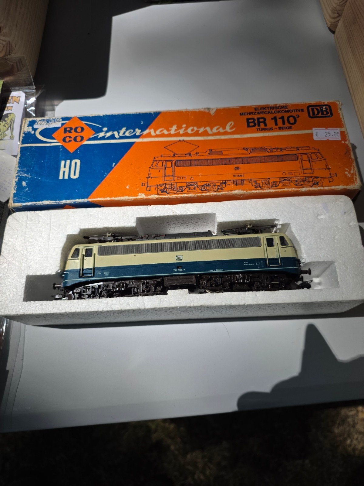 Roco BR110 elektrische locomotief DB analoog, Gebruikt, Ophalen of Verzenden, Roco, Analoog
