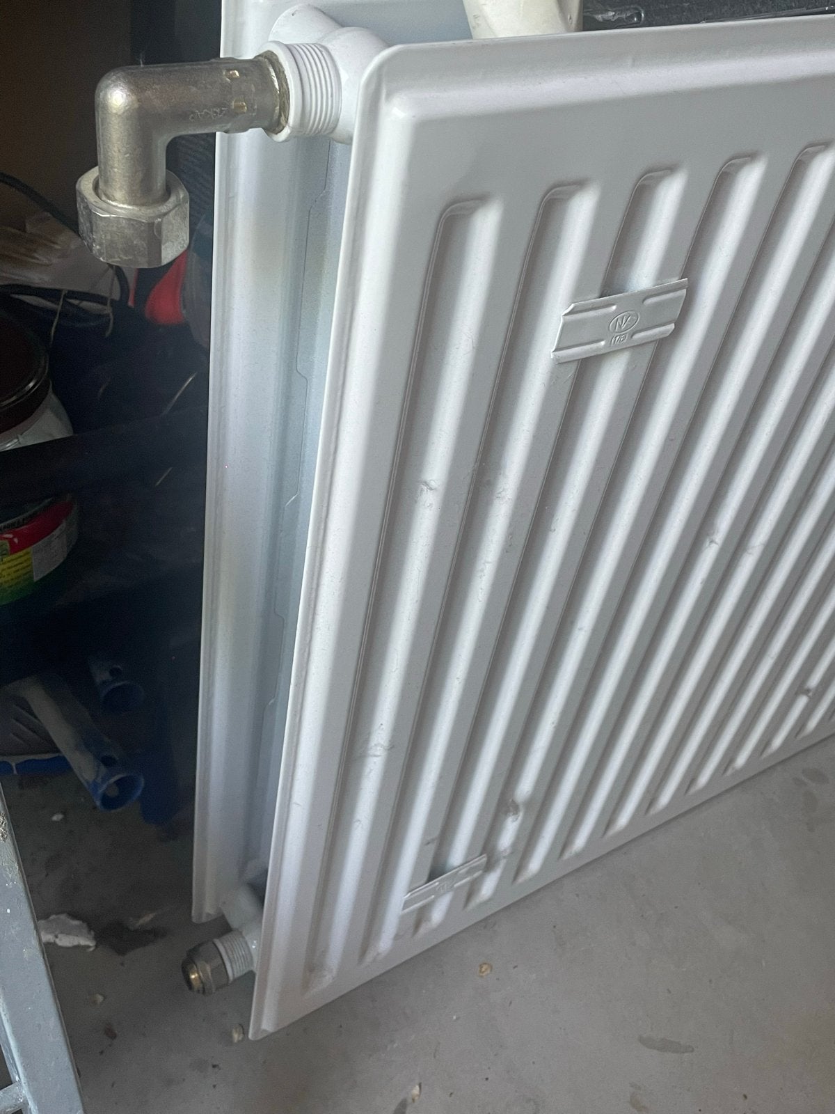 2 x Witte radiator, gebruikt, 30 tot 80 cm, Hoog rendement (Hr), Radiator, Ophalen of Verzenden