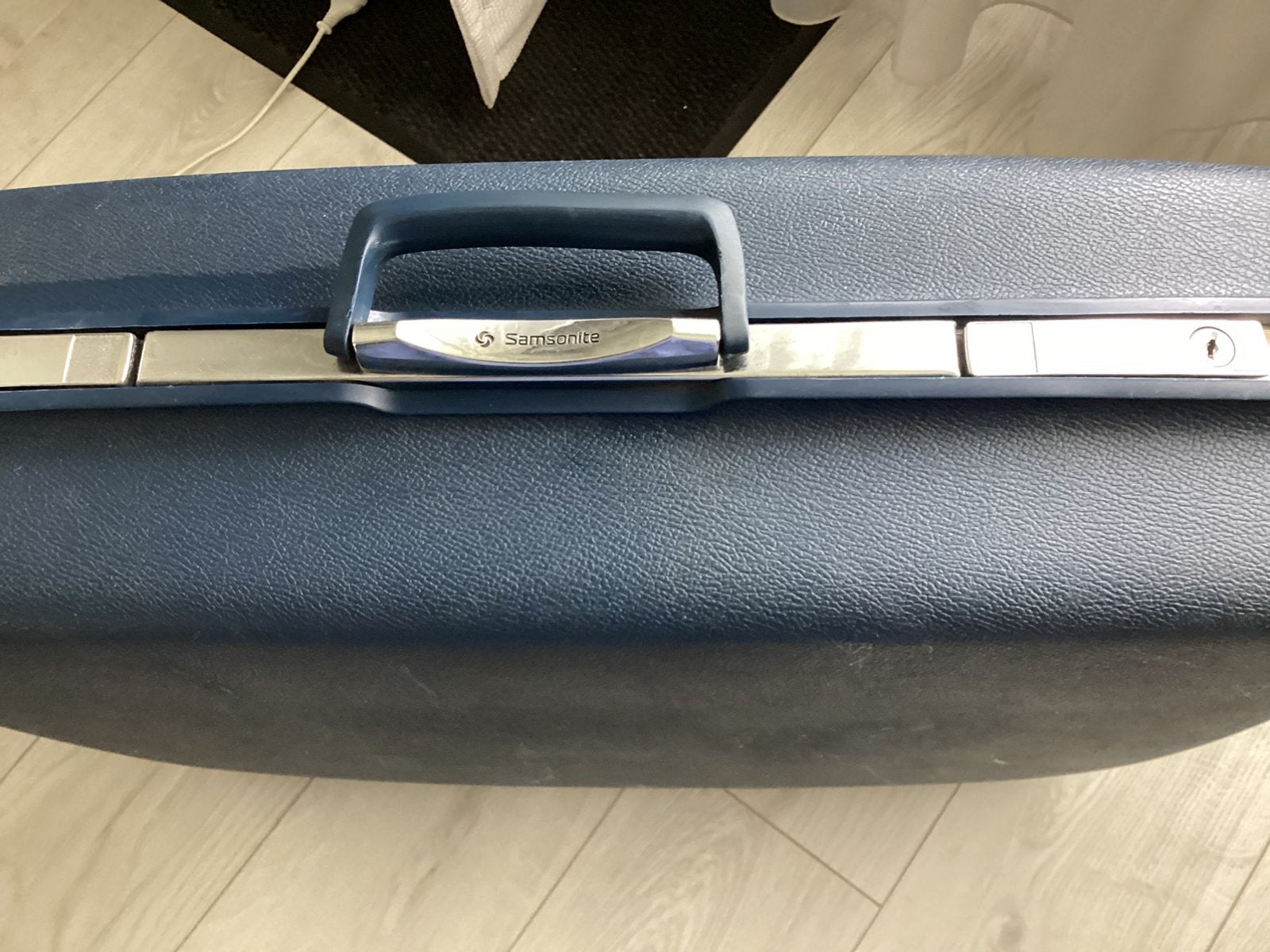 Samsonite KOFFER, BLAUW, Sieraden, Tassen en Uiterlijk, Koffers, Ophalen of Verzenden, Gebruikt, Hard kunststof, 70 cm of meer