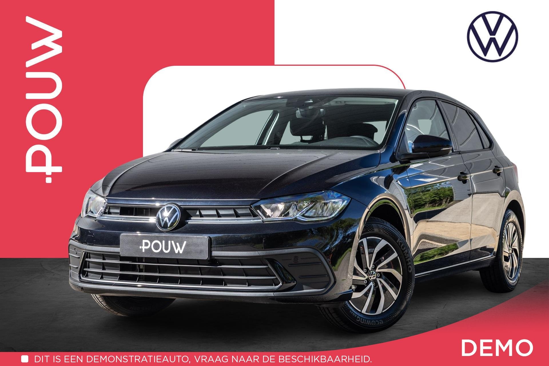 Volkswagen Polo 1.0 TSI 95pk Life Edition | Apple Carplay/An, Voorwielaandrijving, 12 maanden, Stof, 1073 kg