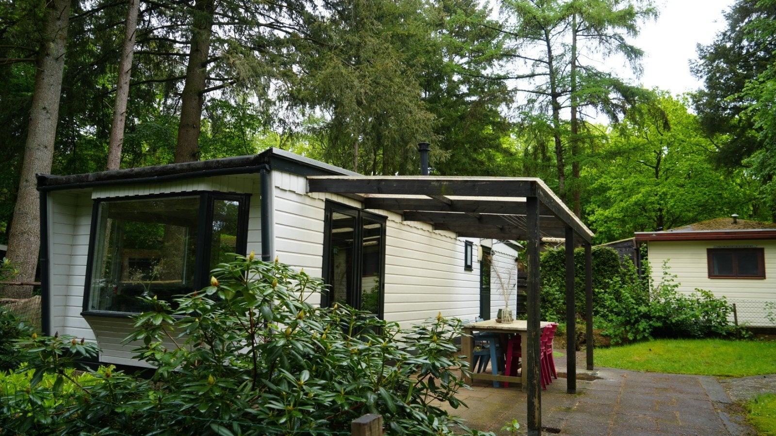 CHALET TE KOOP IJSSELHEIDE HATTEMERBROEK VELUWE VERHUUR BOS, Huizen en Kamers, 40 m², Chalet, Gelderland, 2 slaapkamers