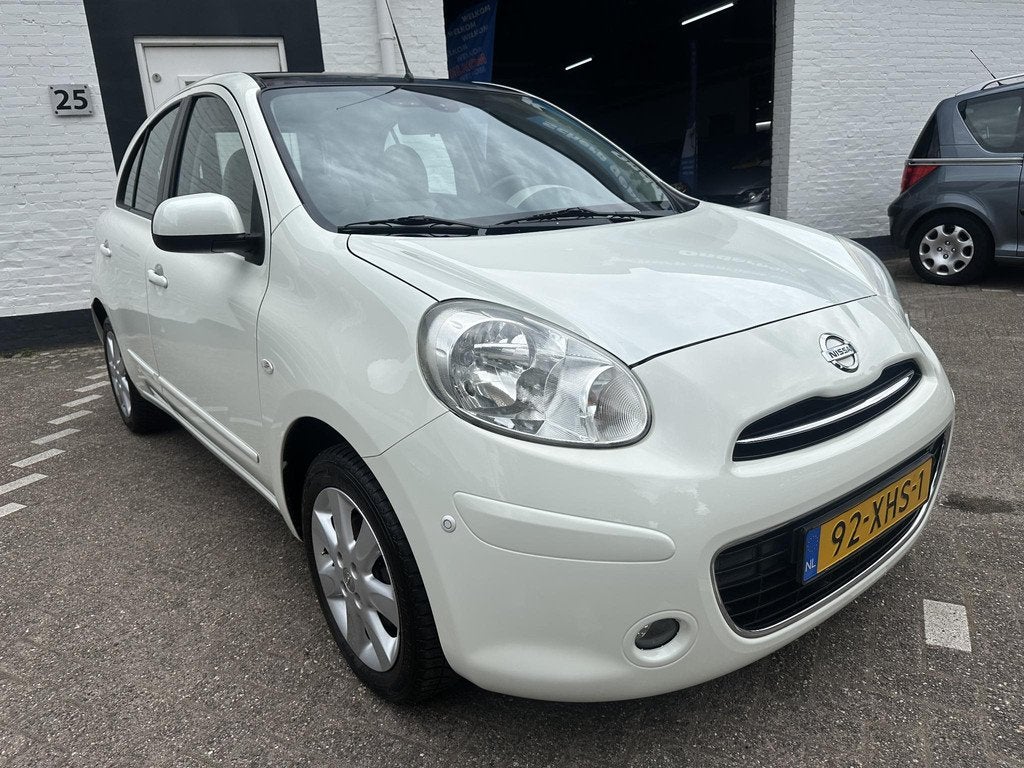Nissan Micra 1.2 DIG-S Tekna /Airco/Nieuwe apk bij afleverin, Auto's, Voorwielaandrijving, Euro 5, Stof, 1198 cc