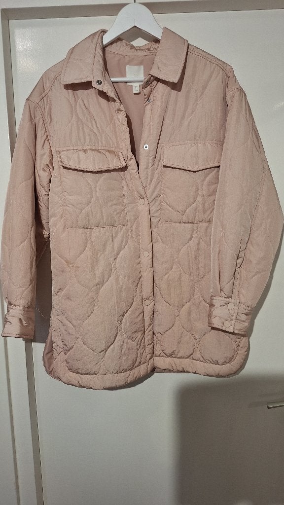 H&M jas zacht rose maat 44, H&M, Maat 42/44 (L), Ophalen of Verzenden, Zo goed als nieuw