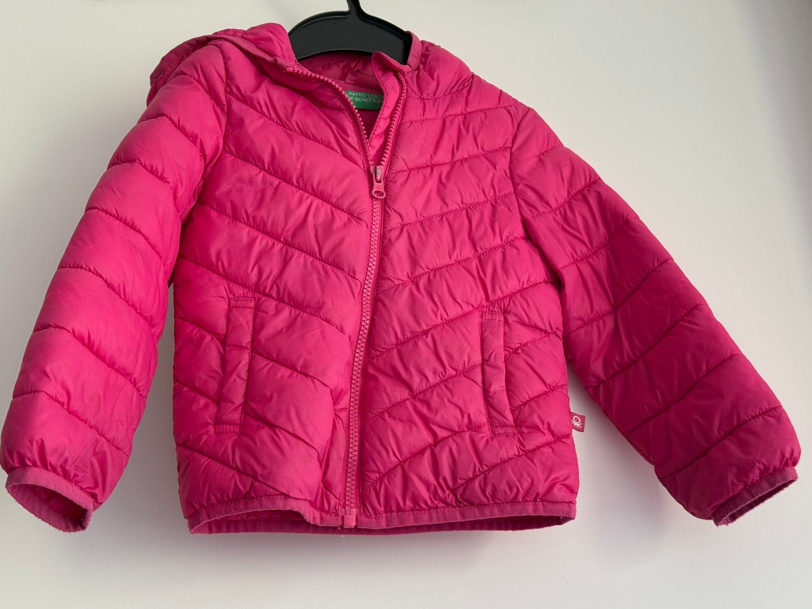 Benetton jas meisjes maat 100 cm, Kinderen en Baby's, Ophalen of Verzenden, Zo goed als nieuw, Meisje, Jas