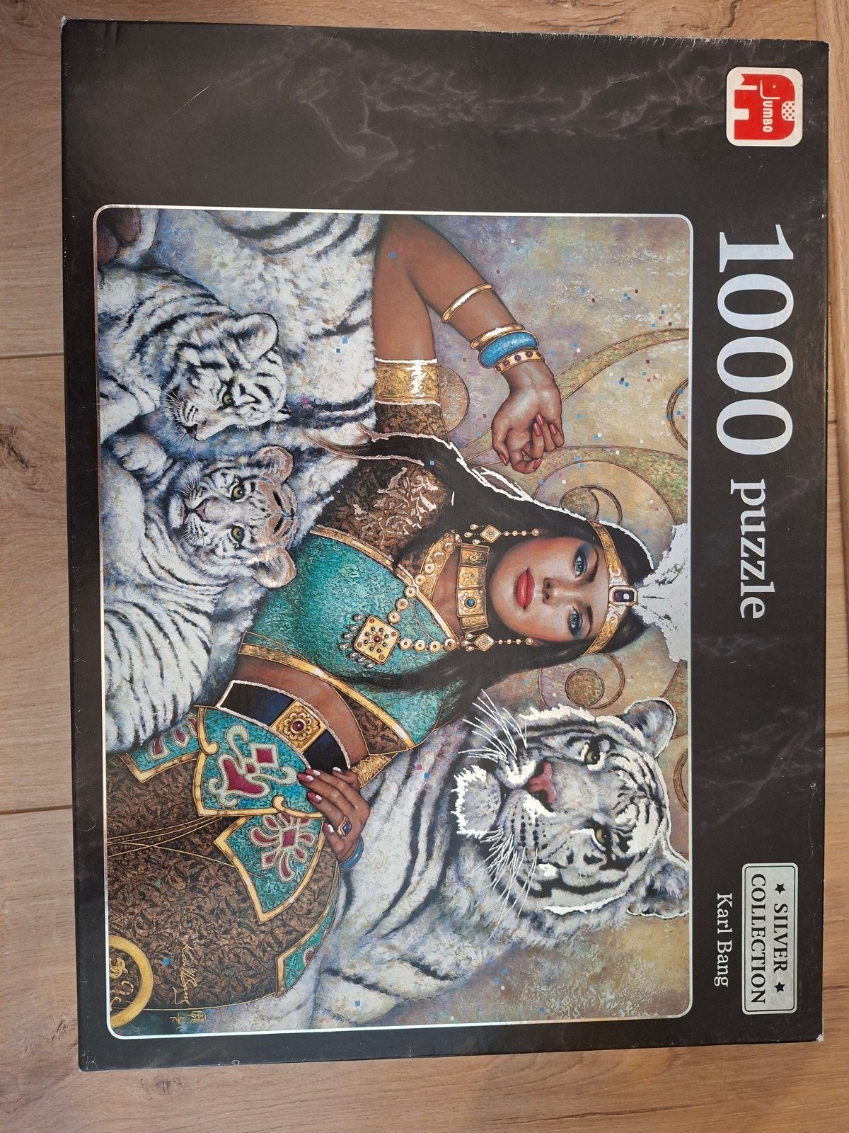 Jumbo Legpuzzel 1000 stukjes - Karl Bang Silver Collection, Ophalen, 500 t/m 1500 stukjes, Zo goed als nieuw, Legpuzzel