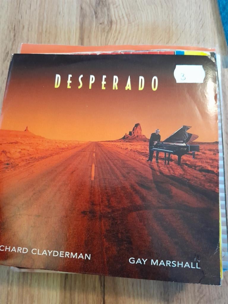 Richard clayderman 7inch desperado, Ophalen of Verzenden, Zo goed als nieuw, Pop