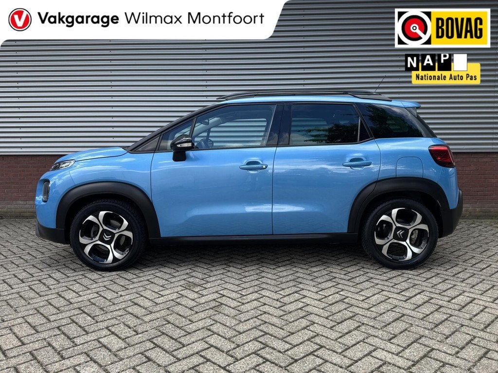 Citroen C3 Aircross 1.2 PureTech S&S Shine|PANO|Trekhaak|Cam, Voorwielaandrijving, Gebruikt, 1199 cc, Blauw