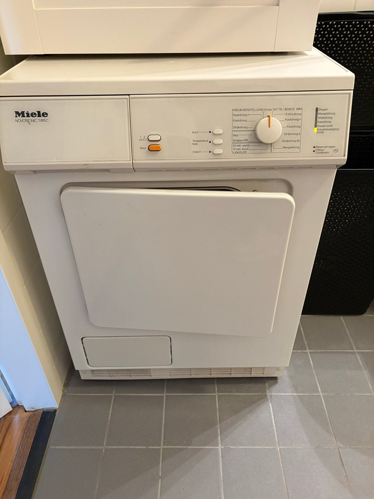 Miele Novotronic T446C Wasdroger - Condensdroger, Witgoed en Apparatuur, Ophalen, 6 tot 8 kg, Zo goed als nieuw, Voorlader