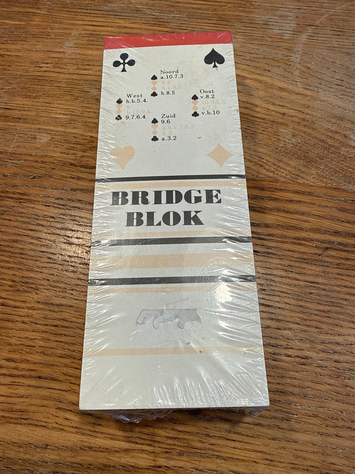Bridge Blokken, - Nieuw in verpakking, Drie of vier spelers, Ophalen of Verzenden, Nieuw