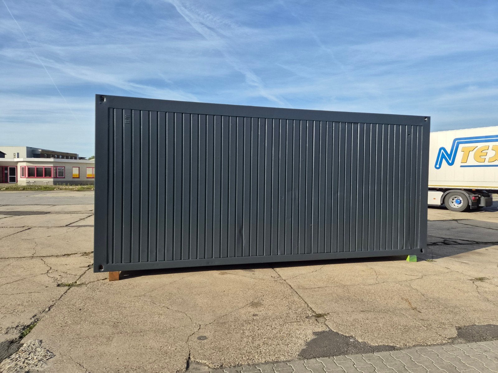 Kantoorunit 6x3m - geisoleerd, dubbel glas, rolluik, Ophalen of Verzenden