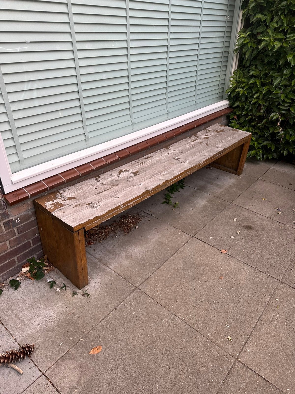 Stijgerhouten tuinbank 200 cm, Tuin en Terras, Tuinbanken, Ophalen, Hout