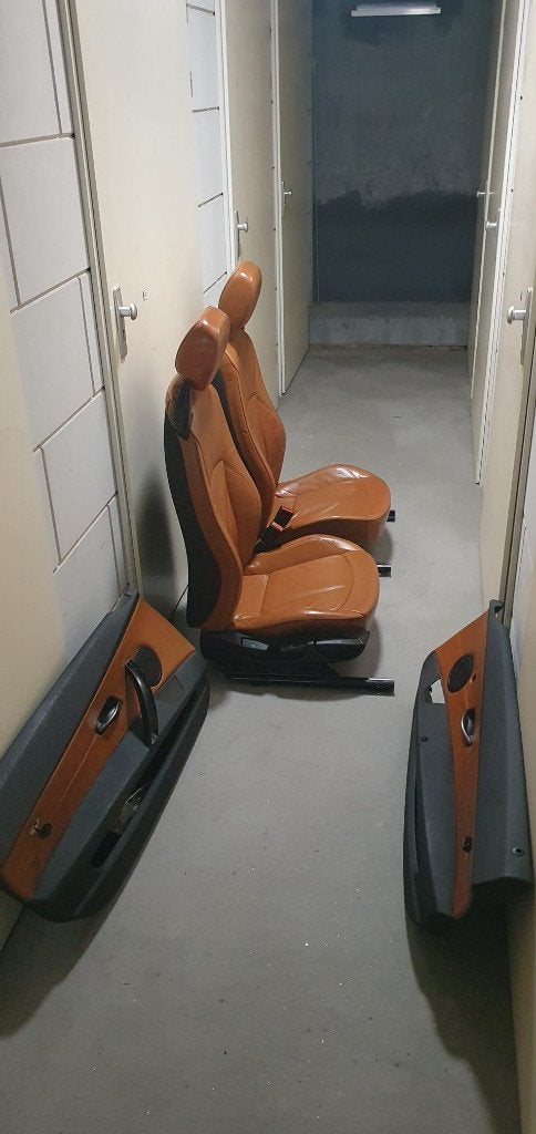 BMW Z4 E85/E86 Stoelen / Panelen Cognac complete set, Ophalen, Gebruikt, BMW