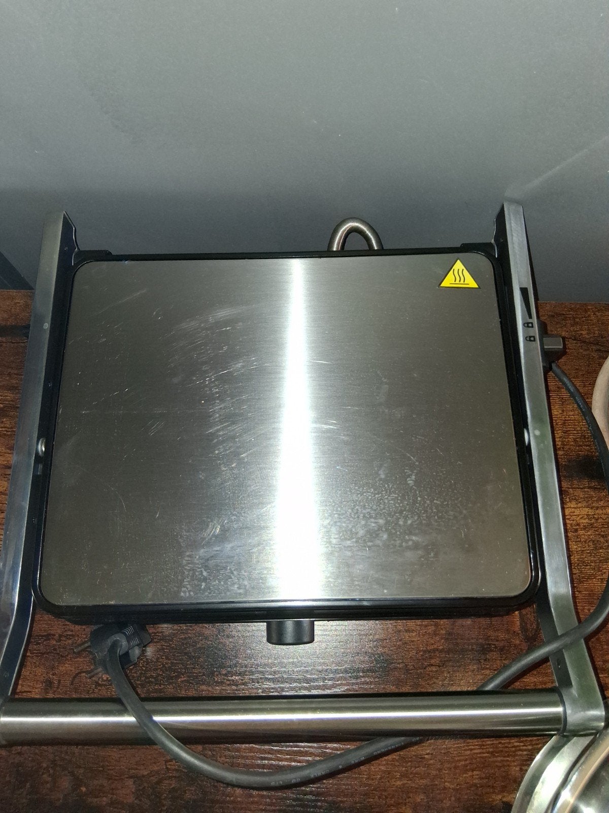 Tomado TCG3001S Contactgrill - RVS, Witgoed en Apparatuur, Contactgrills, Ophalen, Gebruikt