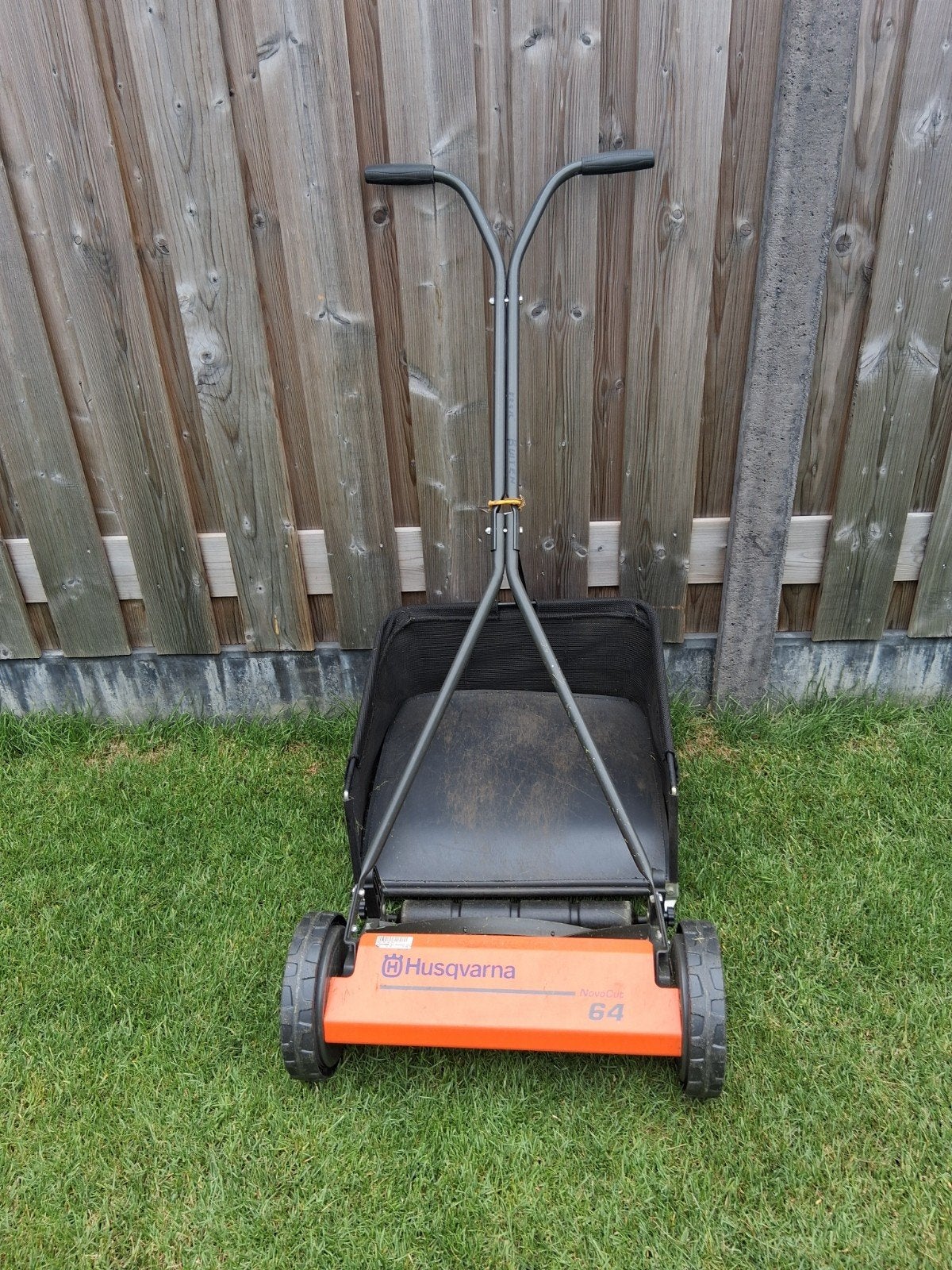 Te koop, Tuin en Terras, Grasmaaiers, Ophalen, Gebruikt, Handgrasmaaier, Opvangbak
