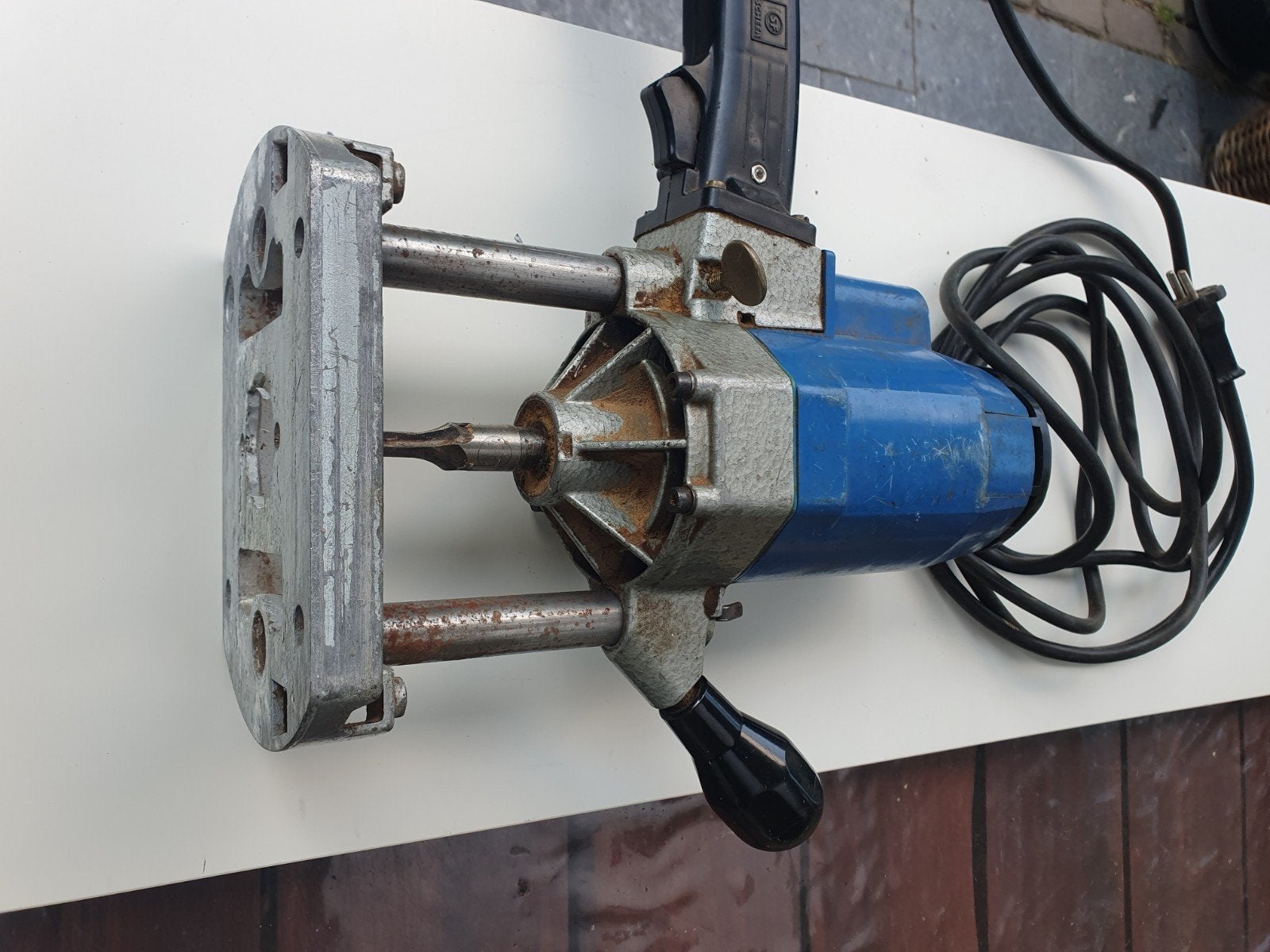 Scheer HM 14 Bovenfrees - Krachtige 1000W Freesmachine, Doe-het-zelf en Verbouw, Gereedschap | Freesmachines, Ophalen, Gebruikt