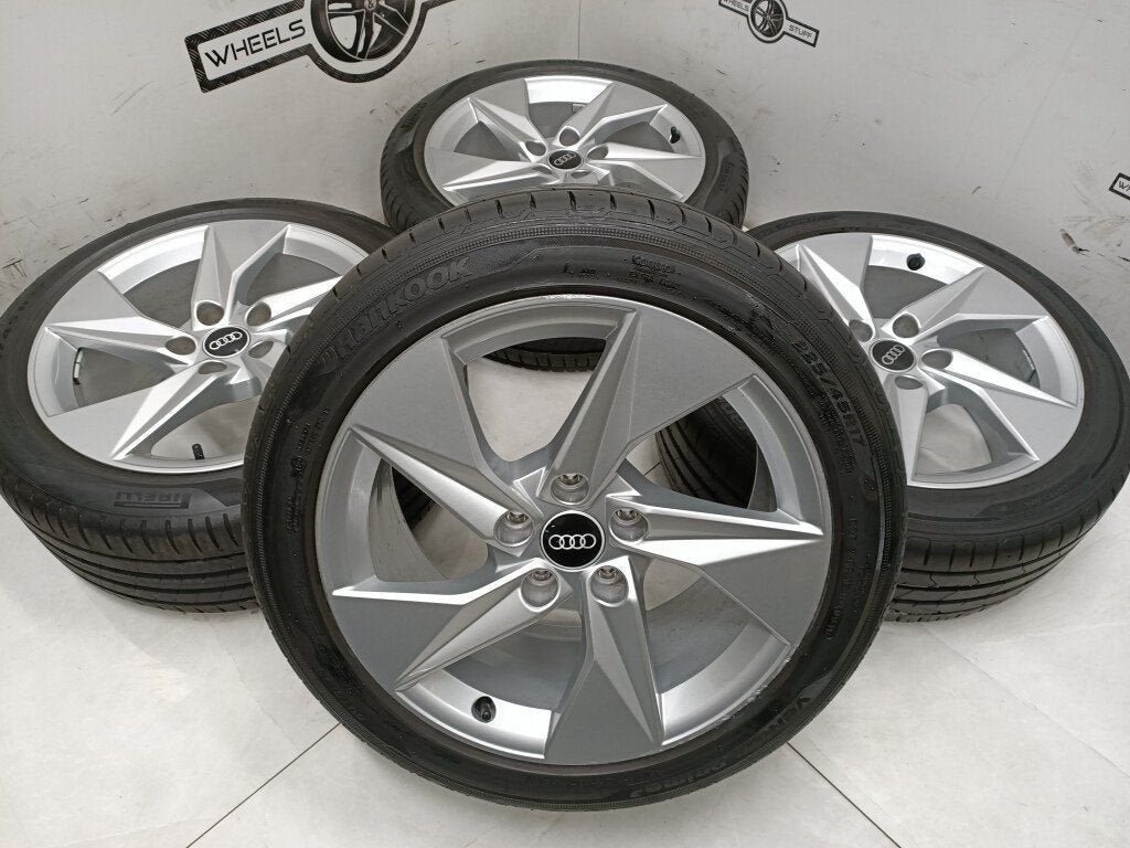 Audi A3 lichtmetaal velgen 17 inch 5x112, Ophalen, Gebruikt, 17 inch, Banden en Velgen