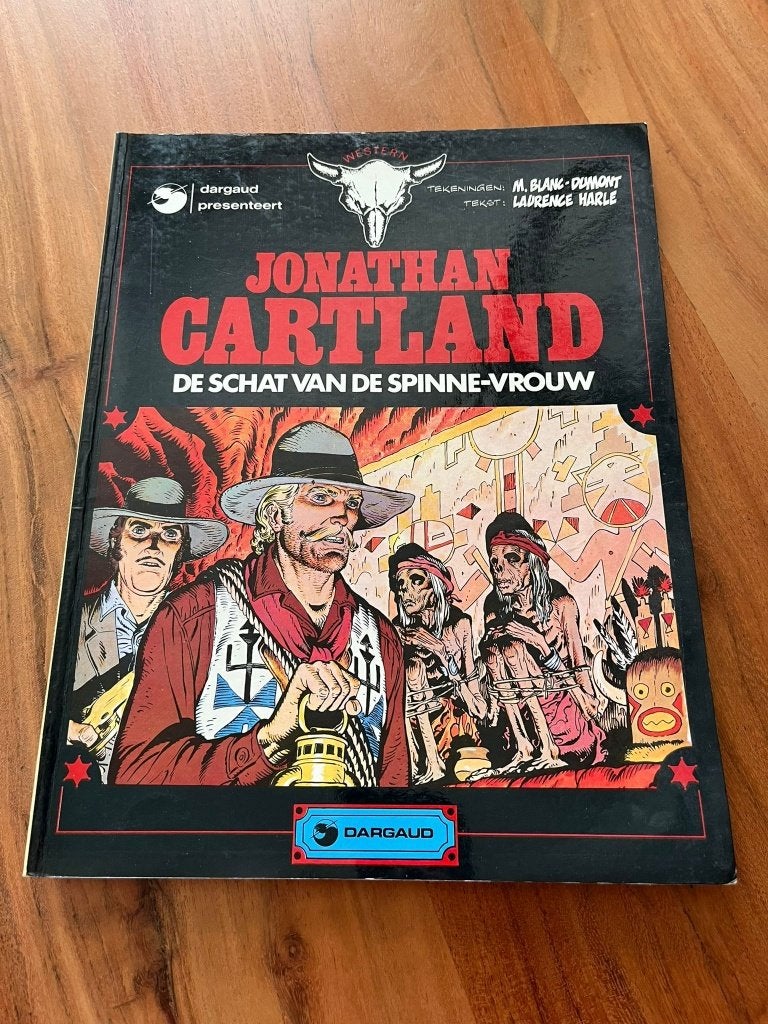 JONATHAN CARTLAND -  DE SCHAT VAN DE SPINNENVROUW, Boeken, Eén stripboek, Ophalen of Verzenden, Zo goed als nieuw