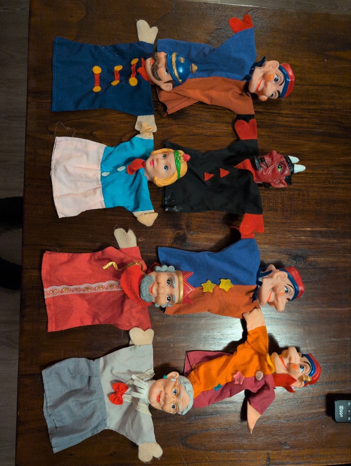 Vintage Handpoppen Set - Diverse Karakters, Ophalen of Verzenden, Gebruikt, Overige typen