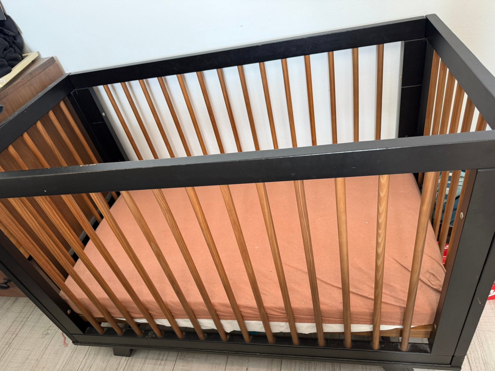 Gratis Ledikant harper incl matras, Ophalen, Gebruikt, Ledikant