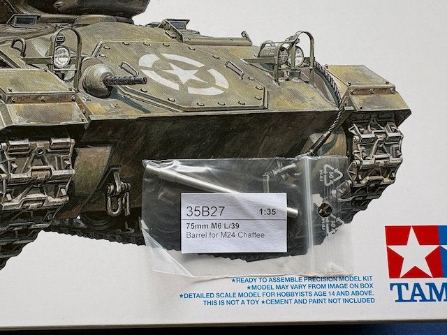 Tamiya	35391	U.S. Light Tank M24 Chaffee ETO	1/35 incl alu, Tank, Verzenden, 1:32 tot 1:50, Nieuw