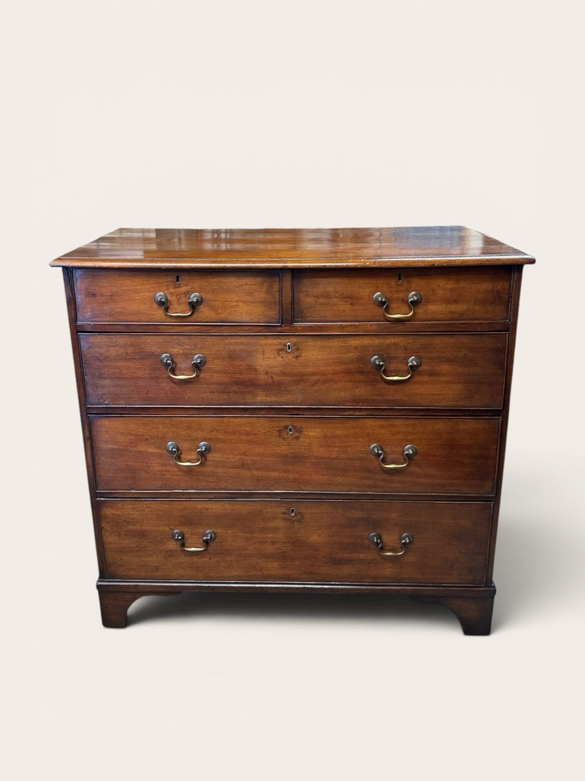 Antieke Engelse  Ladekast, Mahonie Hout, ca. 1780, Ophalen