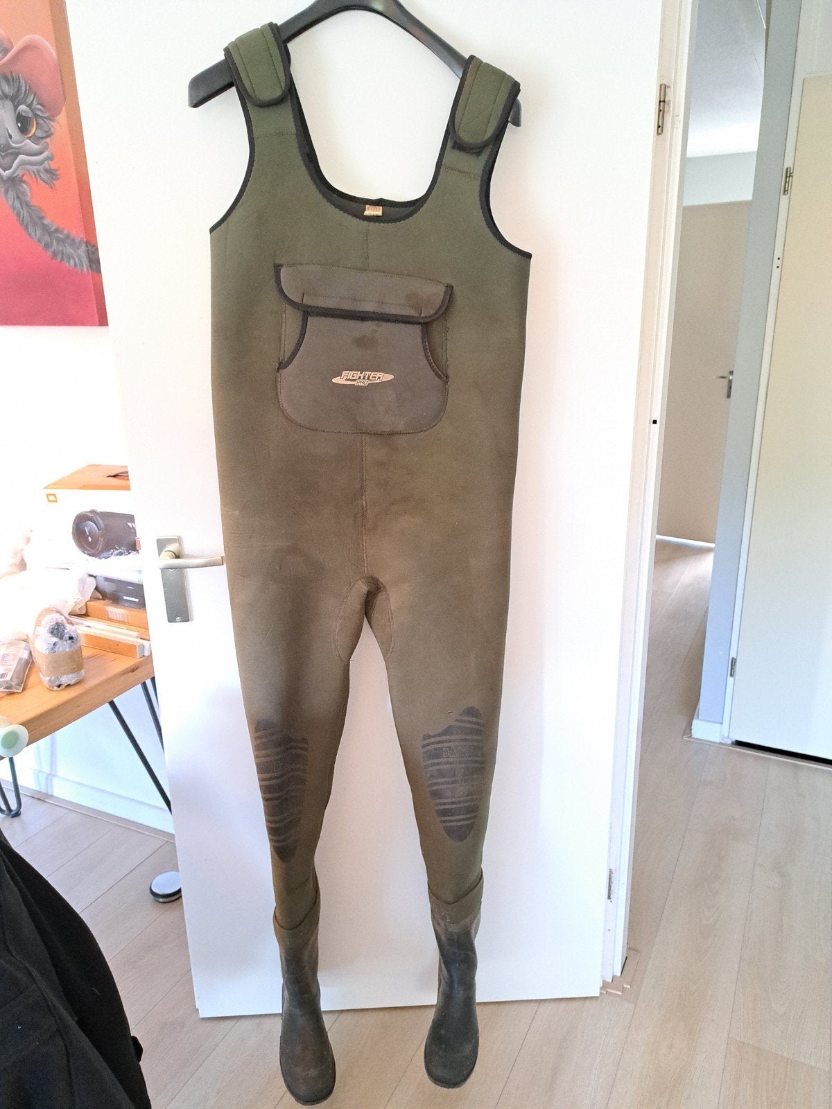 Fighter Pro Neopreen Waadpak - Maat 42/43, Watersport en Boten, Ophalen of Verzenden, Gebruikt, Kleding
