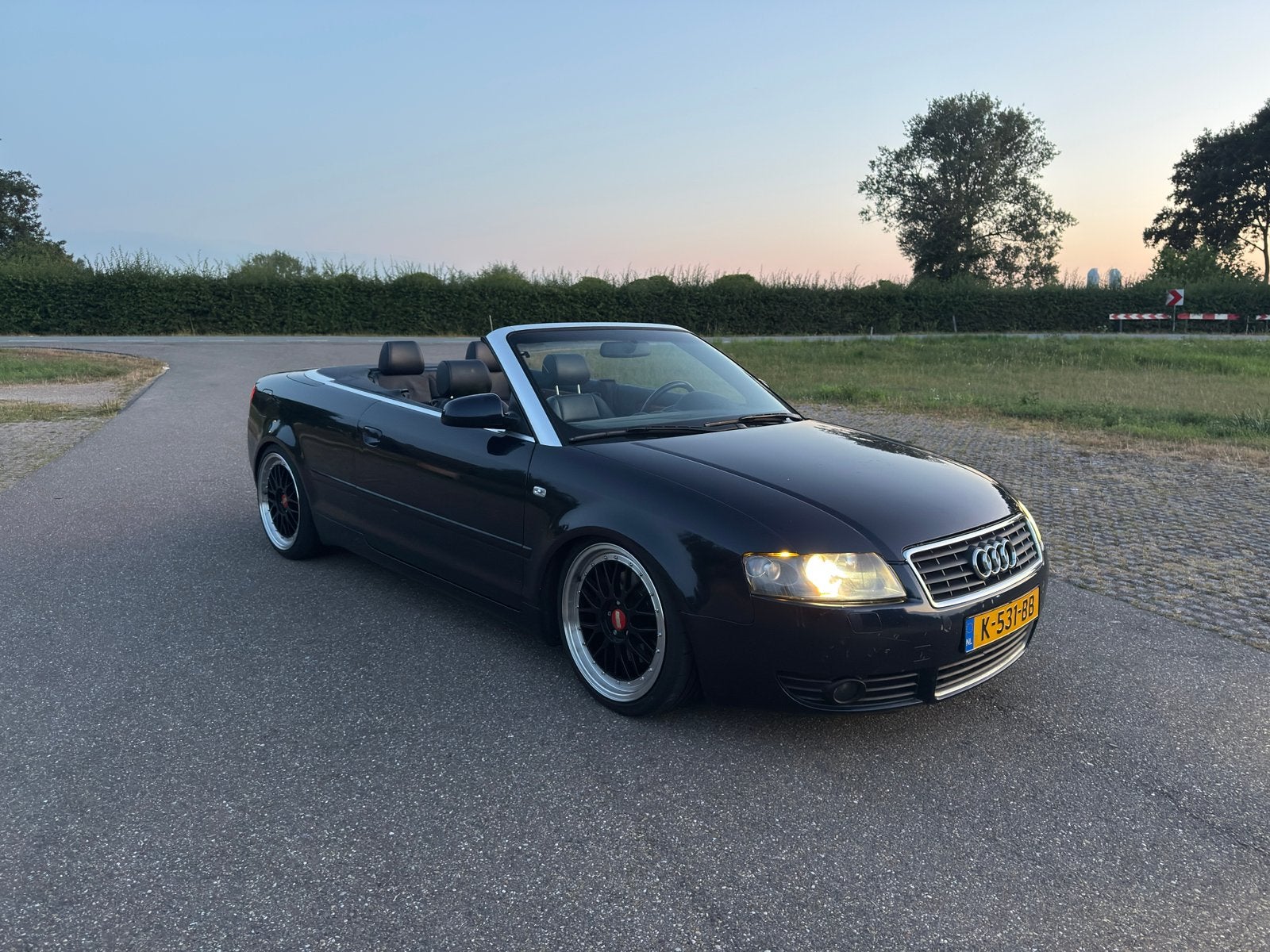 Audi A4 3.0 V6 Cabrio automaat 2002 Blauw, Auto's, Audi, Cabriolet, A4, 10 km/l, Particulier