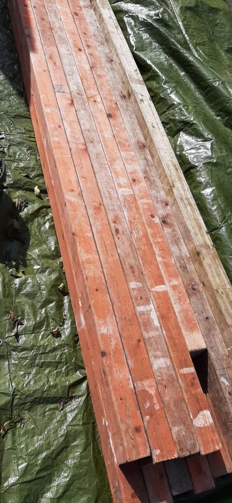 metselprofielen, Doe-het-zelf en Verbouw, Ophalen, Gebruikt, Minder dan 25 mm, Pallet