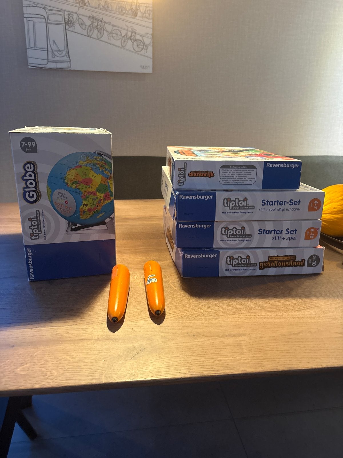 Ravensburger tiptoi Starter Sets, Globe, Dierenrijk & Getall, Ophalen of Verzenden, Gebruikt, Ontdekken, Met geluid