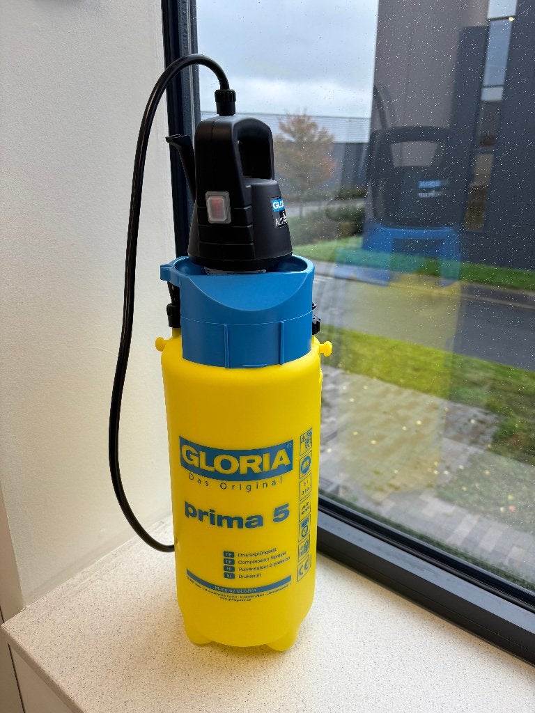 Gloria Prima 5 AutoPump elektrische drukspuit 5 liter nieuw, Tuin en Terras, Ophalen of Verzenden, Nieuw, Nevelsproeier
