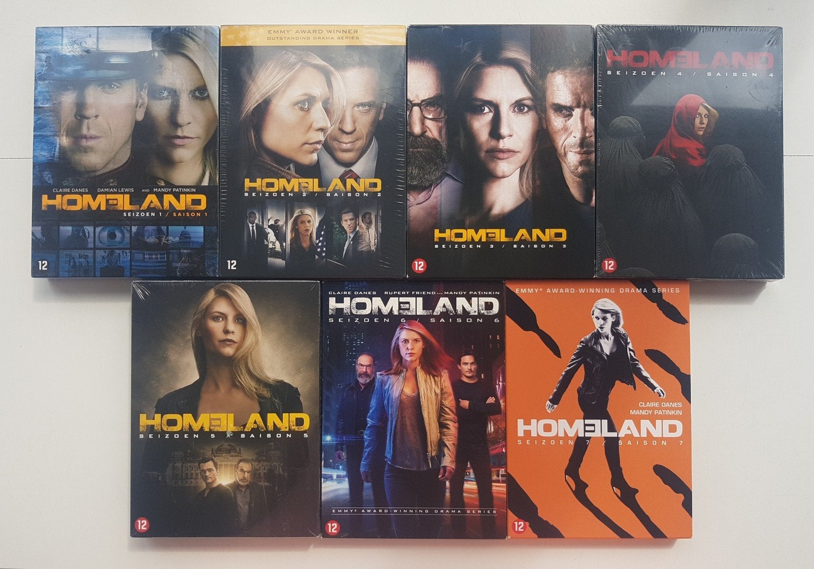 Homeland Seizoen 1 t/m 7 DVD box | In 1 koop, Boxset, Ophalen of Verzenden, Actie en Avontuur, Nieuw in verpakking