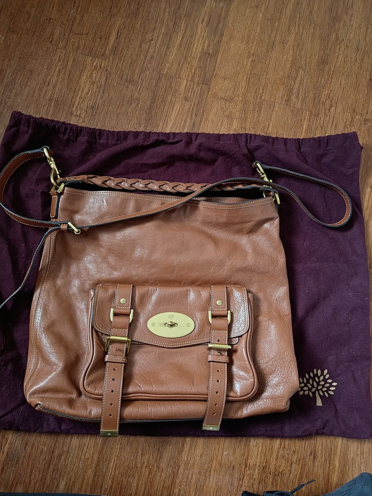 Zgan Mulberry Alexa tote bag, Ophalen of Verzenden, Zo goed als nieuw, Shopper