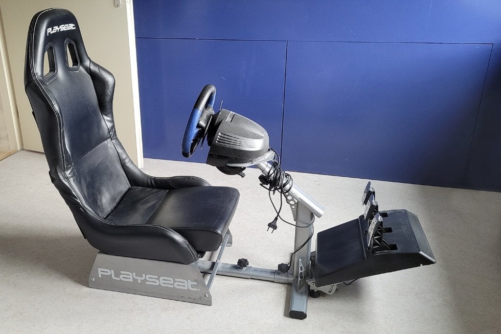 Playseat met Trustmaster T150, Ophalen, Gebruikt, Playseat of Racestoel, PlayStation 4