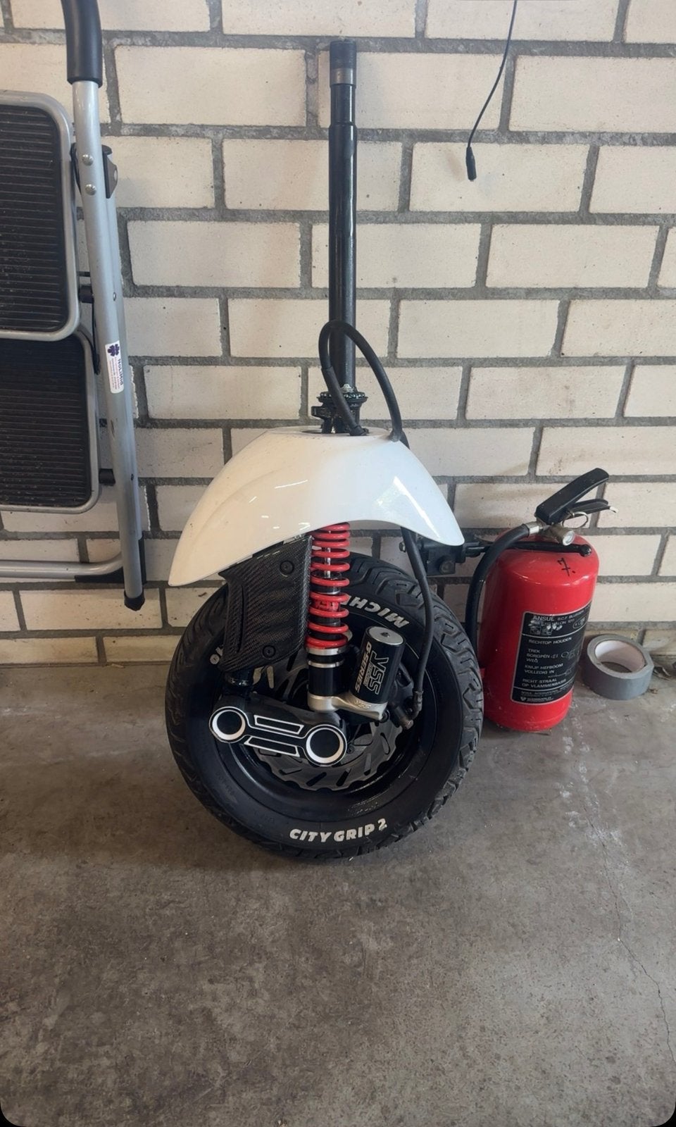 Zip sp vork piaggio, Ophalen