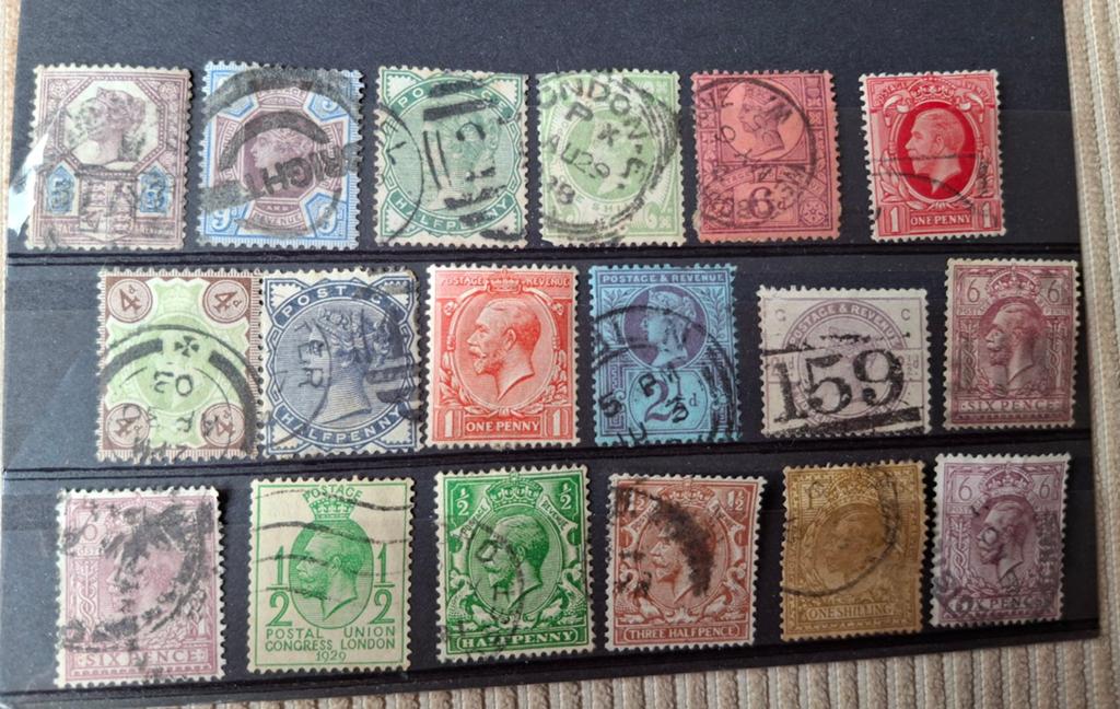 Stockkaartje oud Engeland, Postzegels en Munten, Verzenden