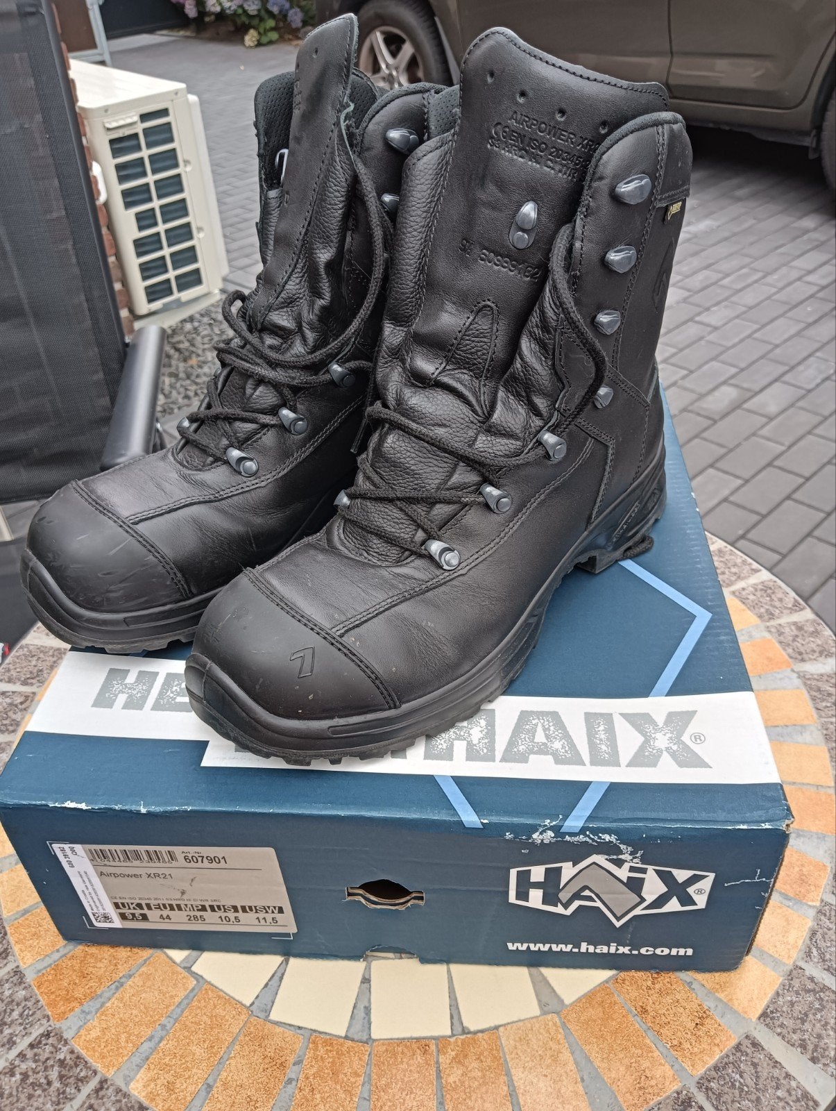 Haix veiligheidsschoenen maat 44, Ophalen