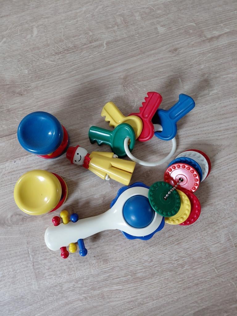 Set van rammelaars en sleutelspeelgoed, Ophalen of Verzenden, Rammelaar